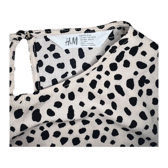 NWOT H&M Long Sleeve tunic in animal print size Medium - Picture 4 of 5